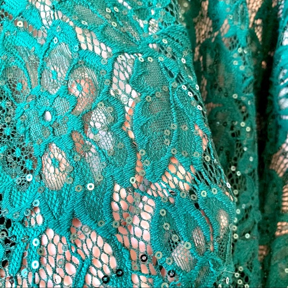 MY MICHELLE Sequin Layered Circle Skirt—SZ. 13 - Picture 15 of 16